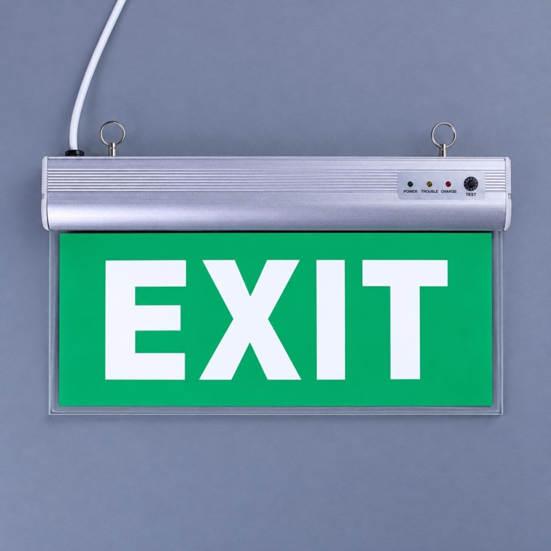 LED Emergency Exit Sign Light 360DP